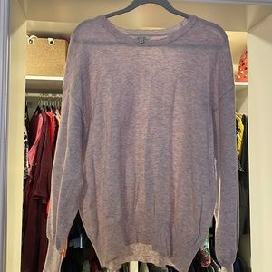 Soft pink light sweater